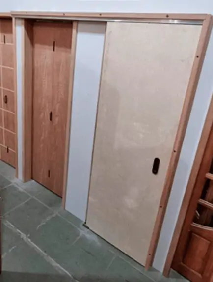 PORTA DE CORRER MESCLA SEMI OCA PARA PINTURA - REF 22